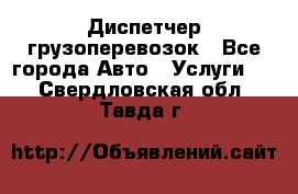 Диспетчер грузоперевозок - Все города Авто » Услуги   . Свердловская обл.,Тавда г.